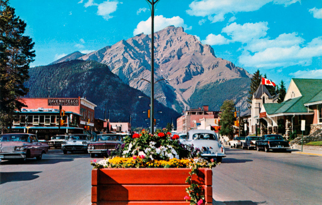 1956 Chrysler Windsor on Main Street in Banff, Alberta