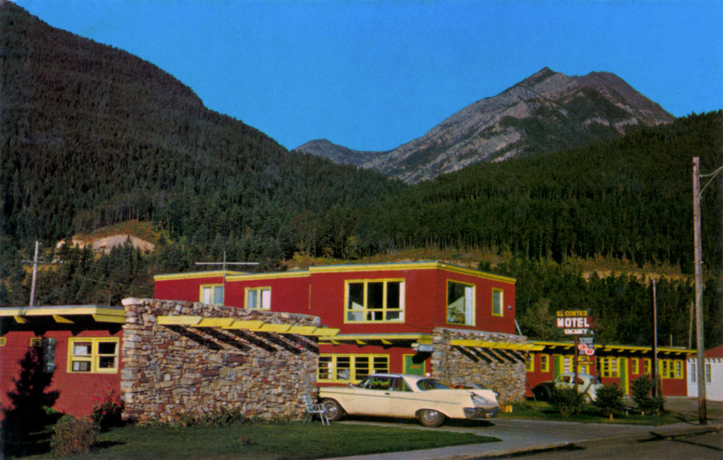 1960 Imperial Crown Southampton at the El Cortez Motel in Waterton Lakes, Alberta