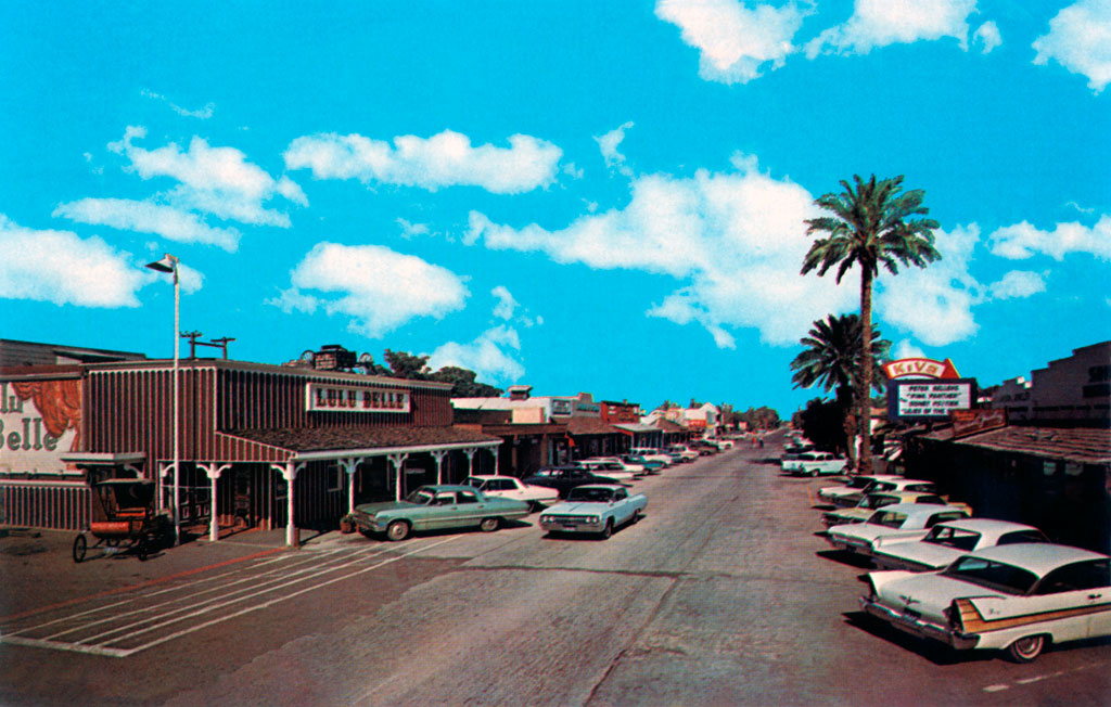 1958 Plymouth Fury on Main Street in Scottsdale, Arizona