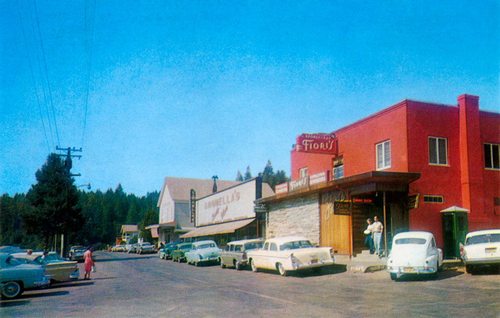 1957 Dodge Royal & 1956 DeSoto Fireflite at Main Street in Occidental, California