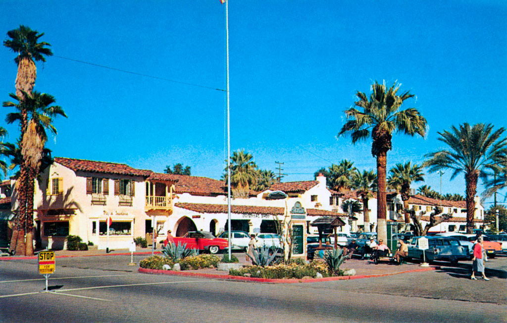 1957 Dodge Sierra at Plaza Shopping Center in Palm Springs, California