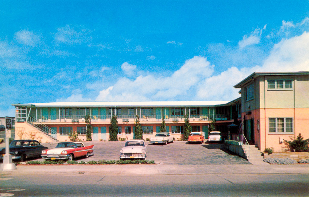 1958 DeSoto Firedome Sportsman at Bay View TraveLodge in San Diego, California