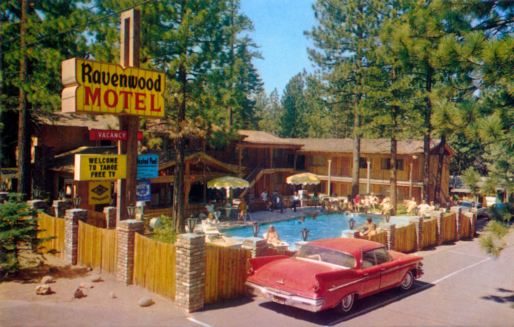 1961 Imperial Crown at the Ravenwood Motel in South Lake Tahoe, California