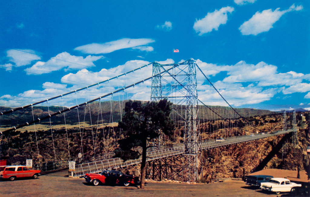 1959 Plymouth Custom Suburban at the Royal Gorge Bridge in Canon City, Colorado