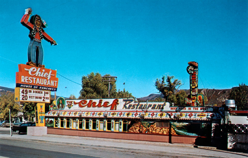 1962 Chrysler 300 at the Chief Diner in Durango, Colorado