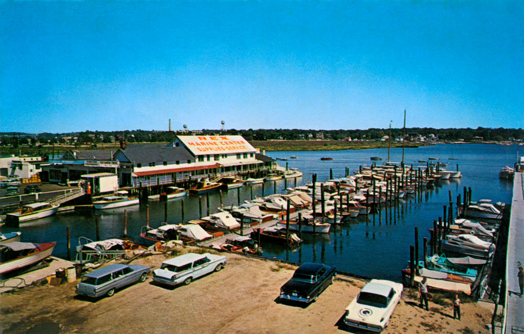 1957 Chrysler at the Rex Marine Center in Norwalk, Connecticut