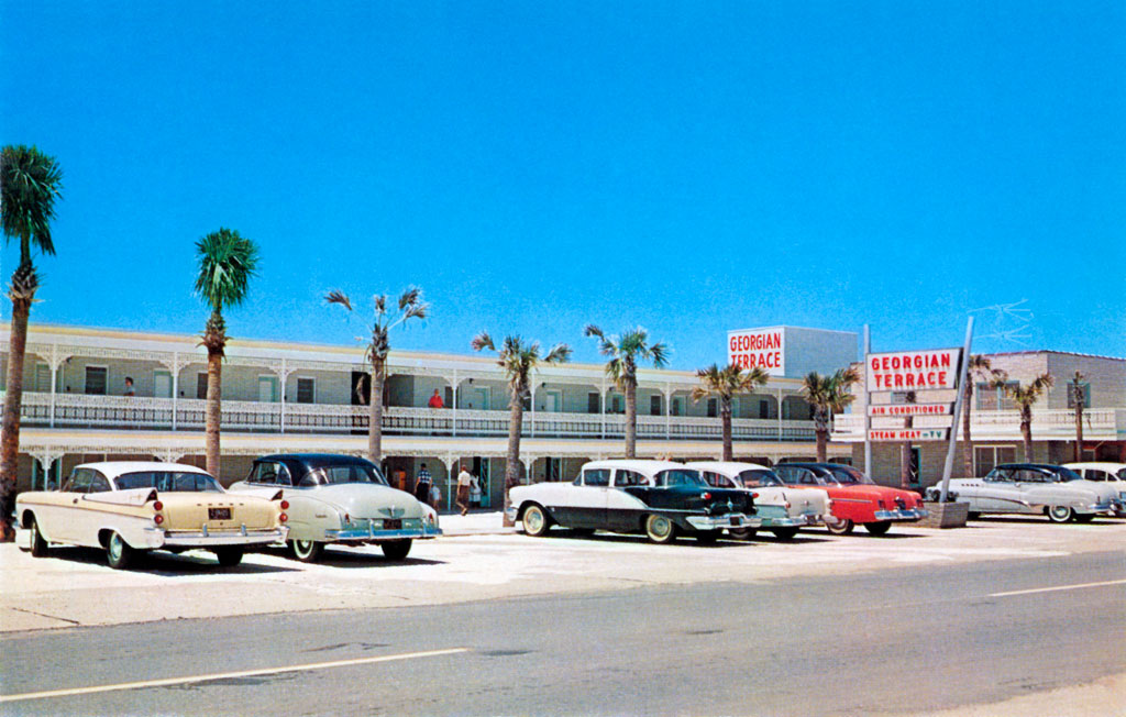 1957 Dodge Coronet Lancer at the Georgian Terrace Motel in Panama City Beach