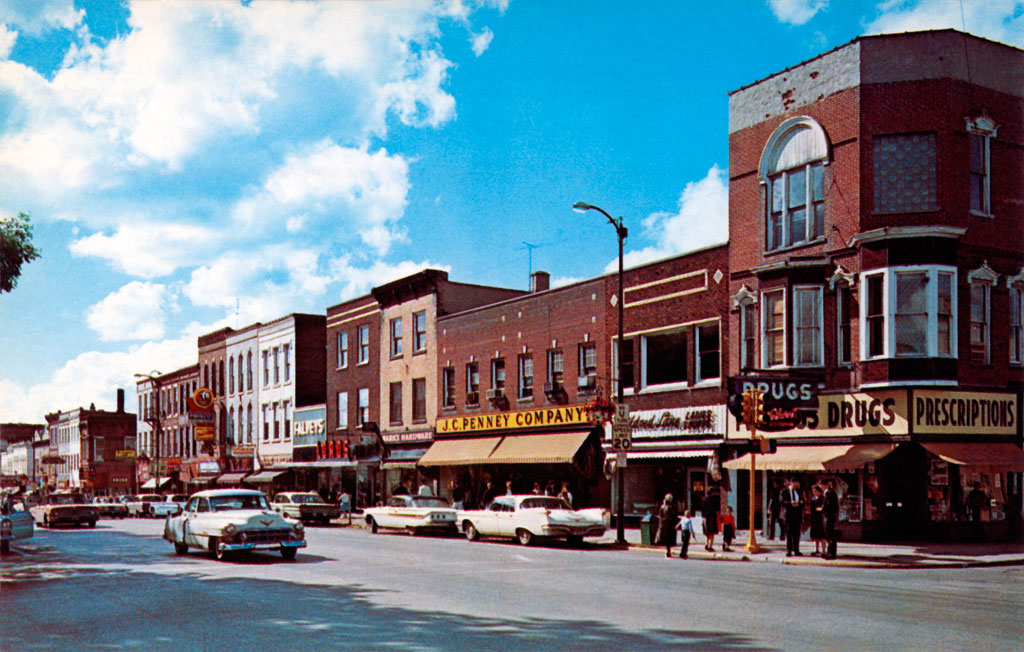 1960 Imperial on Lincolnway at Franklin Street in Valparaiso, Indiana