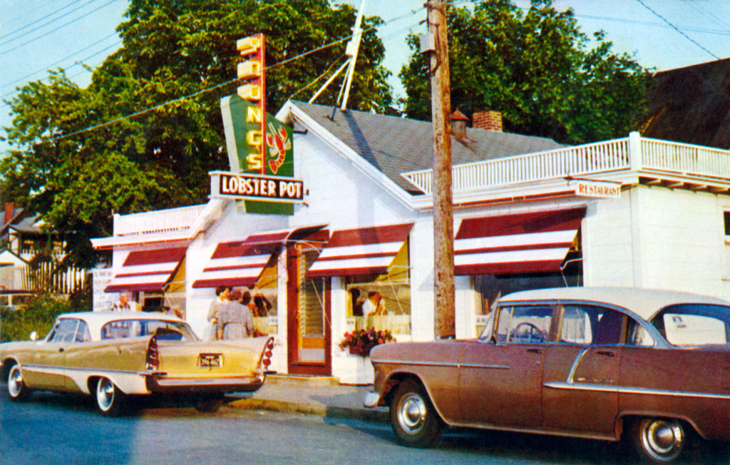 1957 DeSoto Firesweep at the Lobster Pot in Bar Harbor, Maine