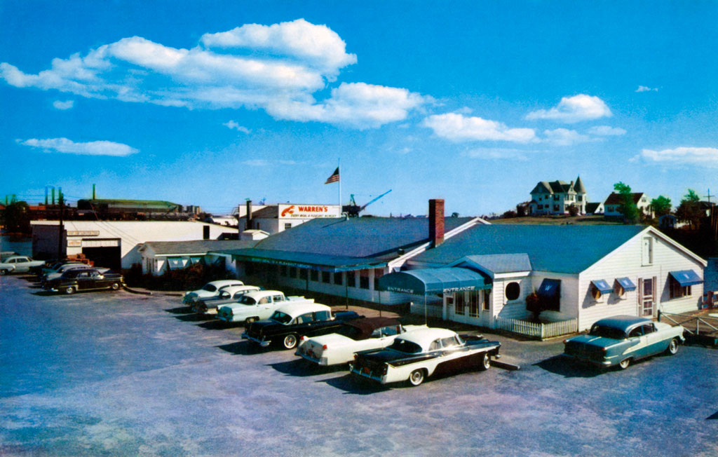 1956 DeSoto Firedome Sportsman at Warren's Lobster House in Kittery, Maine