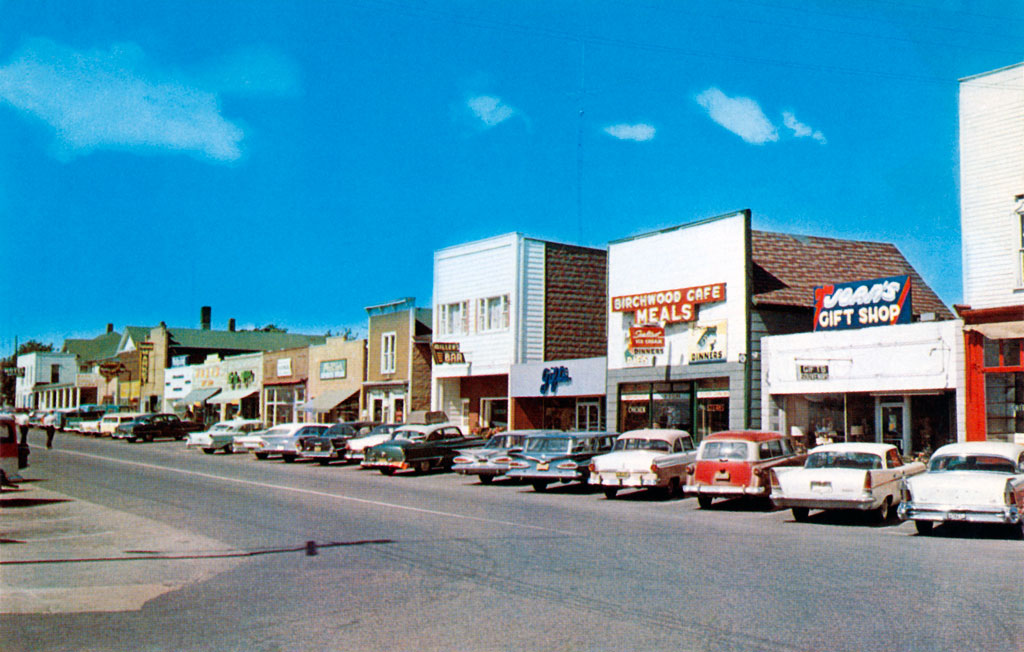 1957 Chrysler Windsor Hardtop on Central Avenue in Mackinaw City, Michigan