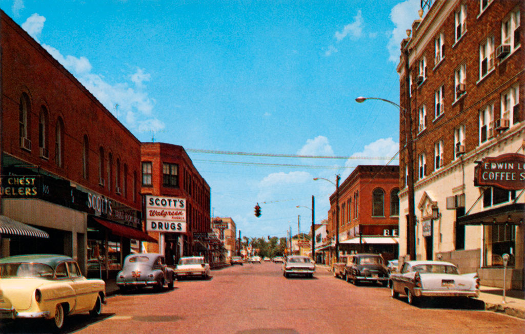 1958 Dodge Custom Royal Lancer on Pine Street in Rolla, Missouri