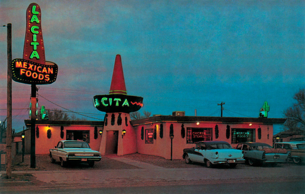 1957 DeSoto Firedome at La Cita Cafe Restaurant in Tucumcari, New Mexico