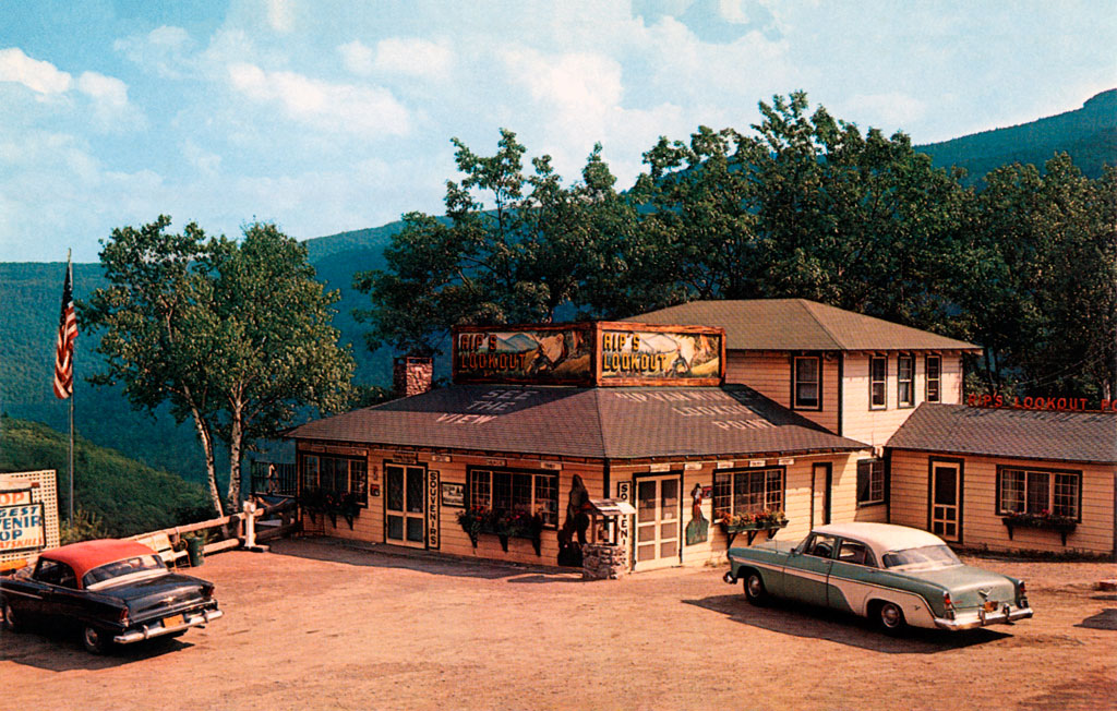 1955 DeSoto Firedome at Rip's Lookout Point in the Catskill Mountains, New York