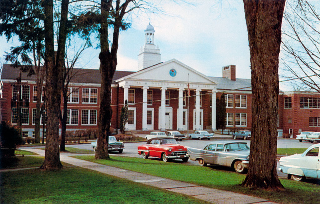 1958 DeSoto Firedome, Plymouth Belvedere & Plymouth Savoy at Oxford Academy in Oxford, New York