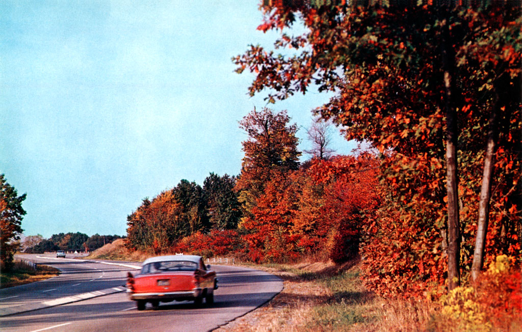 1957 Dodge Coronet Lancer on U.S. 62 East in Sharon, Pennsylvania