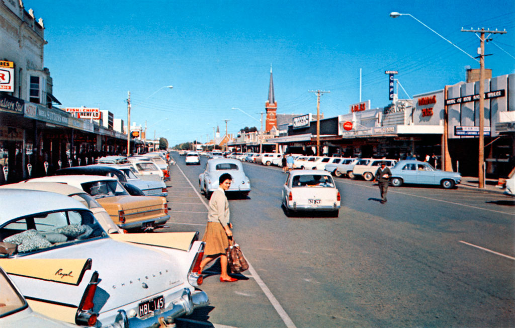 1958 Chrysler Royal AP2 on Hare Street in Echuca, Victoria, Australia