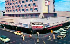 1957 Dodge Coronet, Fremont Hotel and Casino in Las Vegas, Nevada